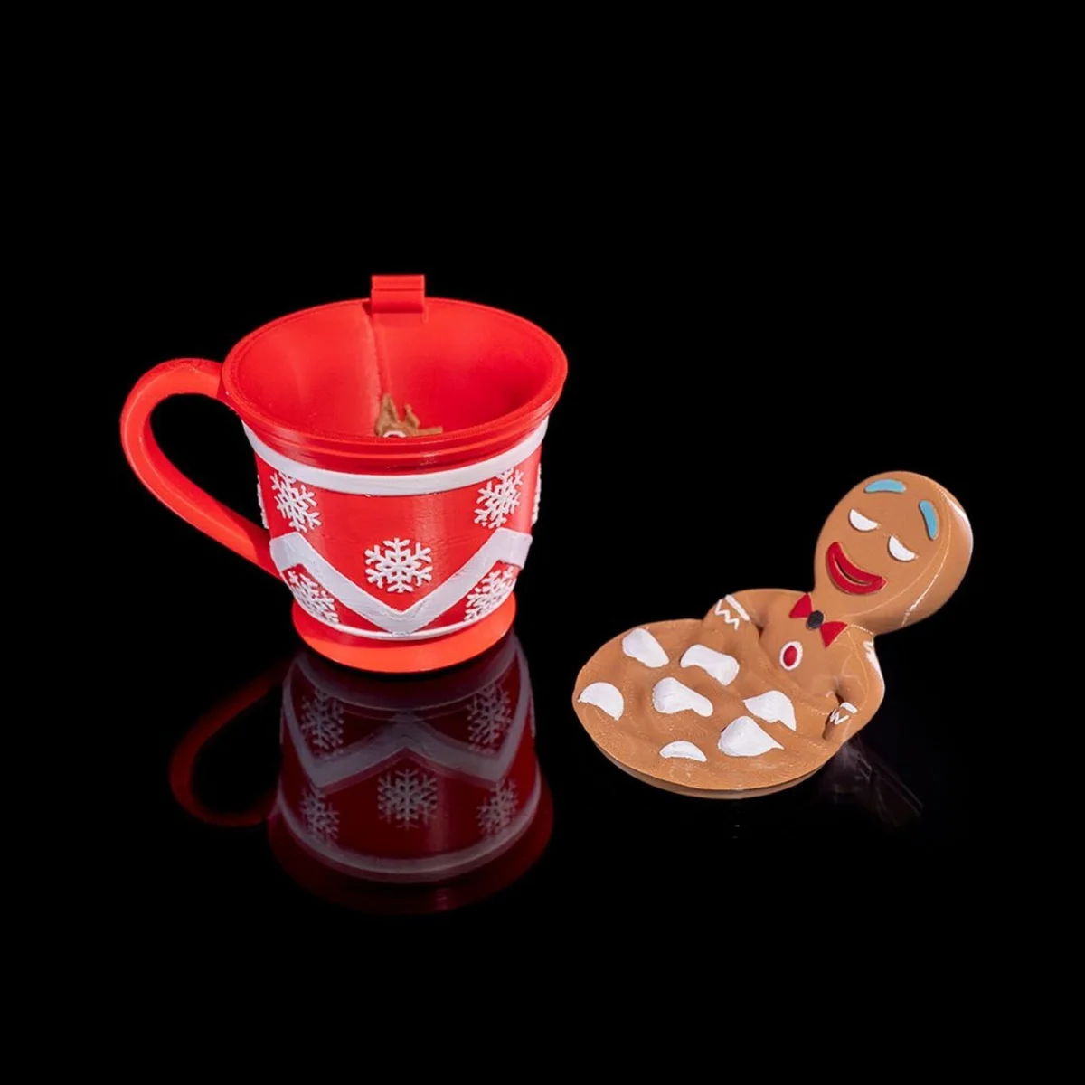 Gingerbread Jacuzzi Storage Christmas - 3D Printed