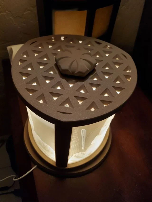 Personalised Lithophane Photo Lamp Light - USB Powered