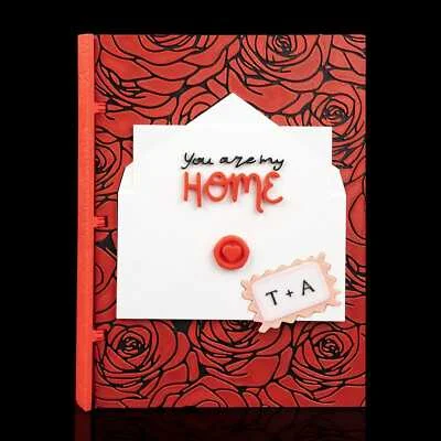 Love Letter Custom Scrapbook Cover Gift / Valentines / Memories - 3D Printed