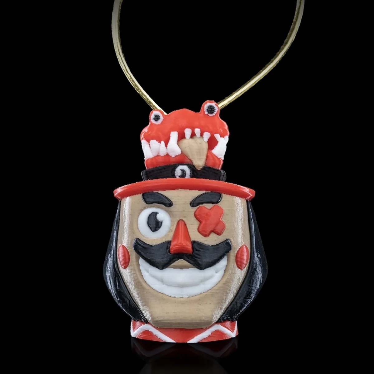 Mimicracker Nutcracker Christmas Ornament x5 - 3D Printed