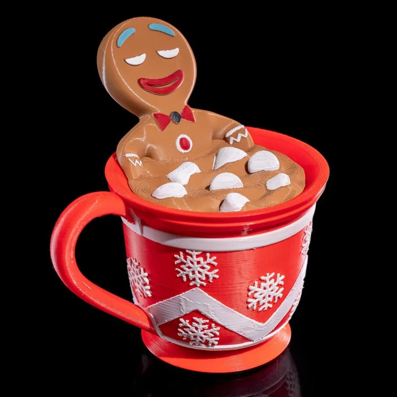 Gingerbread Jacuzzi Storage Christmas - 3D Printed