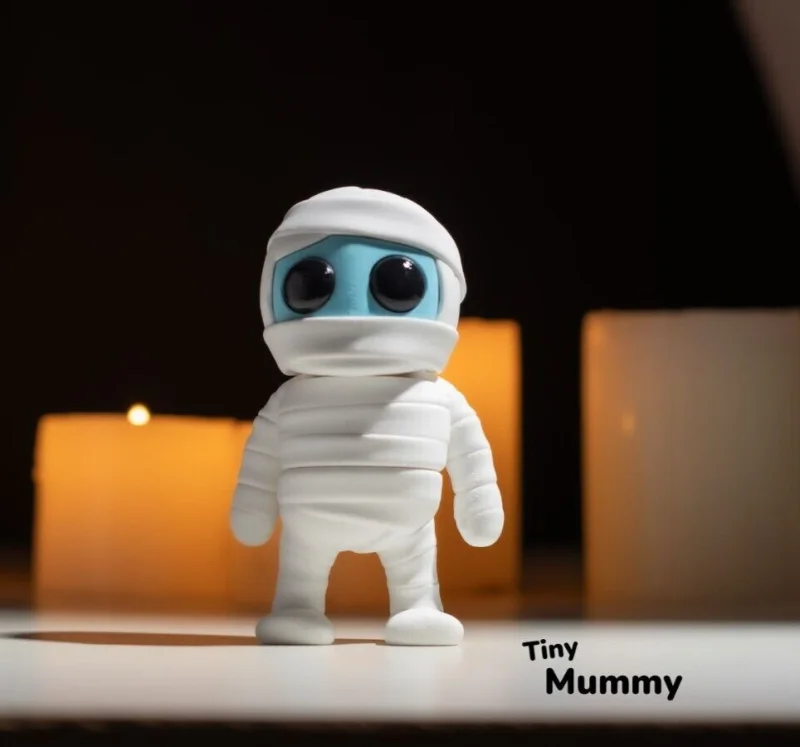 Tiny Mummy Keyring - Halloween