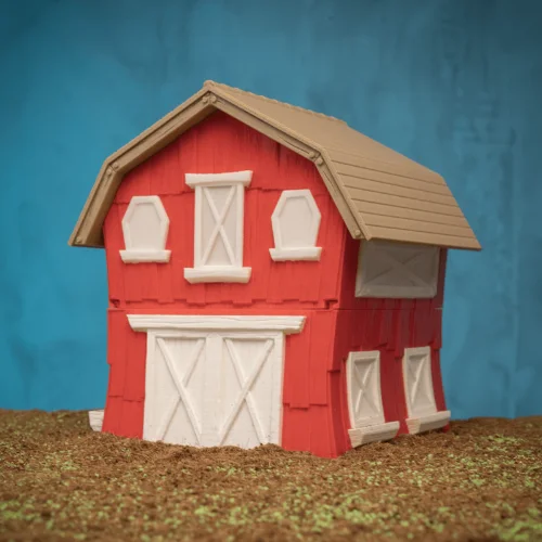 Ranch Life - 3D Printed Farm Animal Barn Only