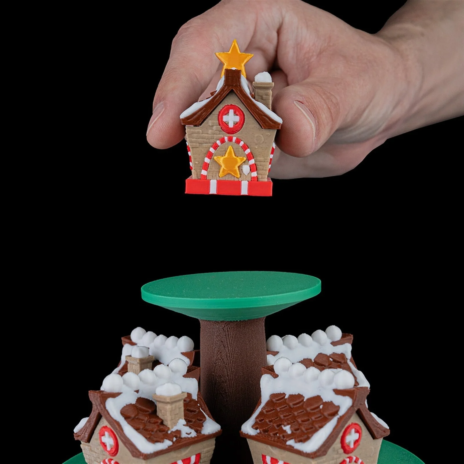 Tree Top Village Christmas Countdown - 3D Printed