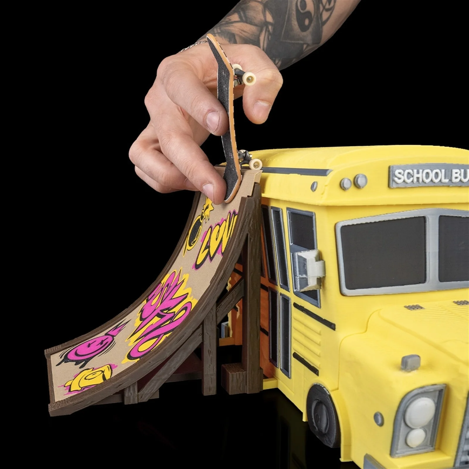 Finger Skate/Skating Park - 3D Printed Bus Ramp