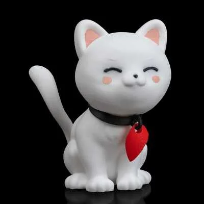 Purrfect Pair / Cat Valentines / Desk Buddies - 3D Printed