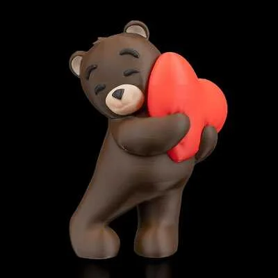 Bear Hug / Valentines Gift - 3D Printed