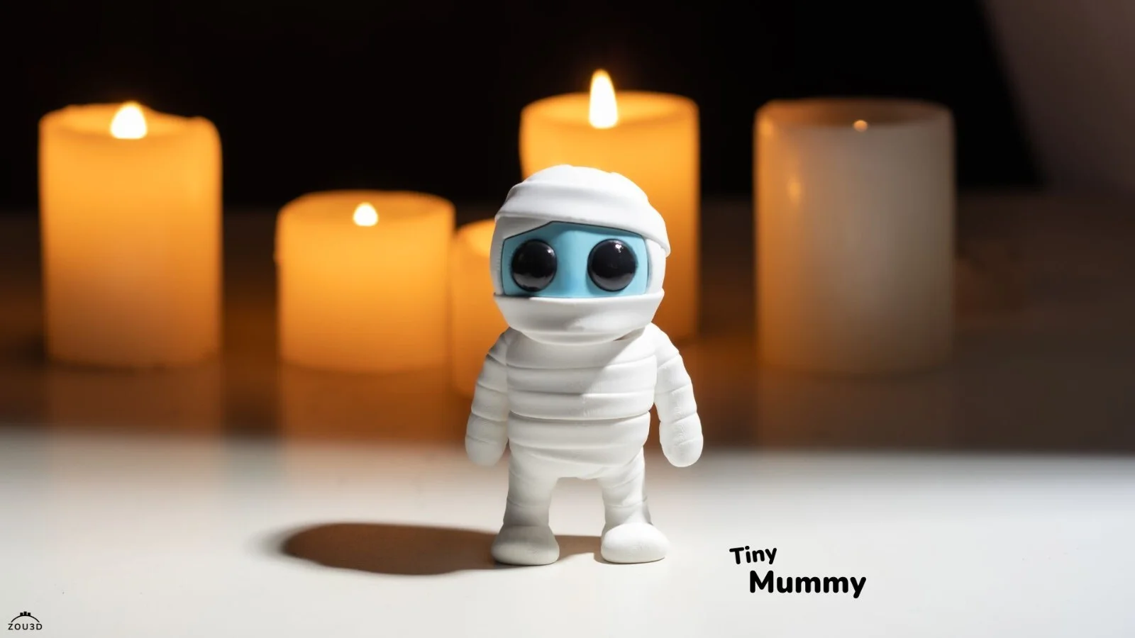 Tiny Mummy Keyring - Halloween