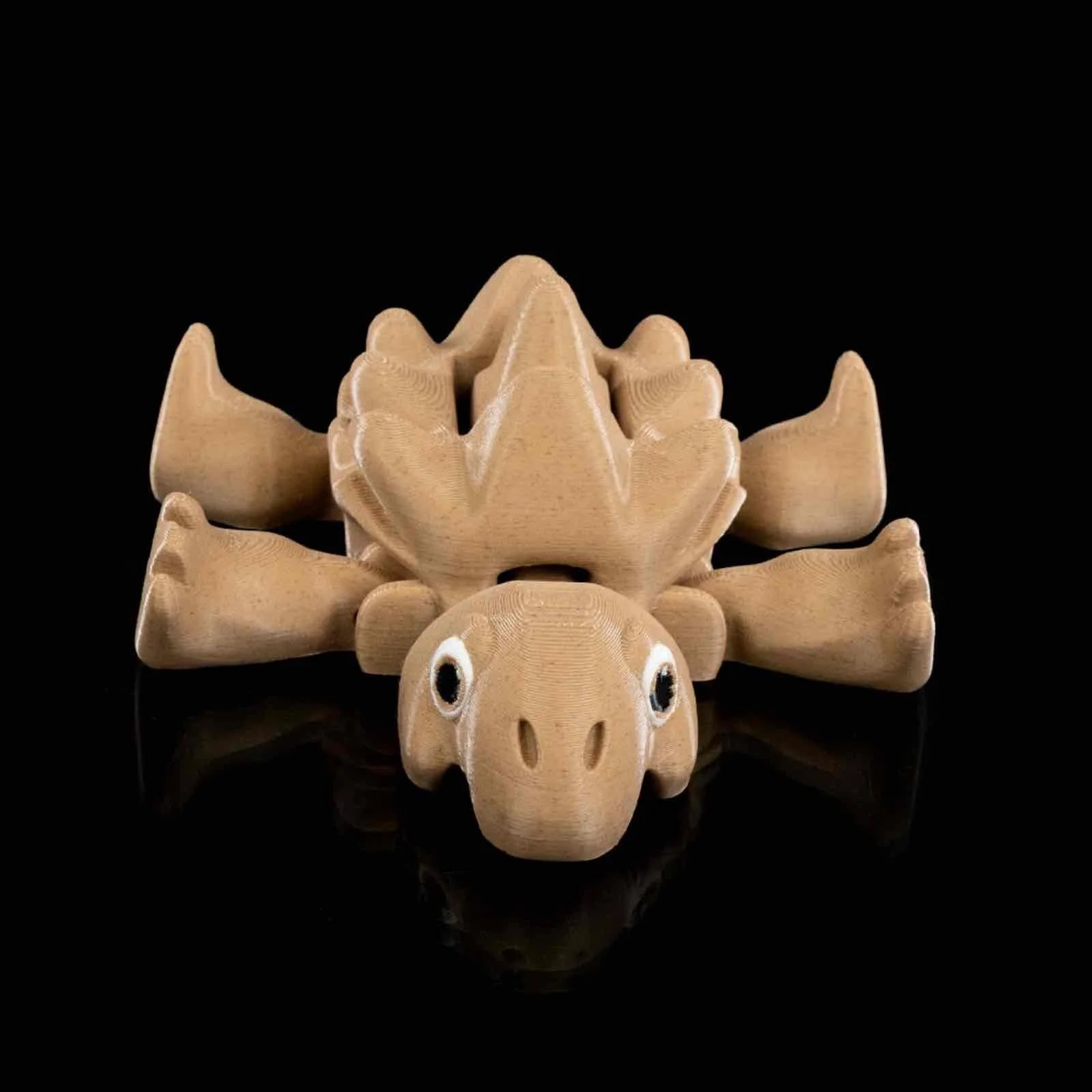 3D Printed Tired Turtle, Articulated Fidget Toy, Desk Buddy, Fidget Pet