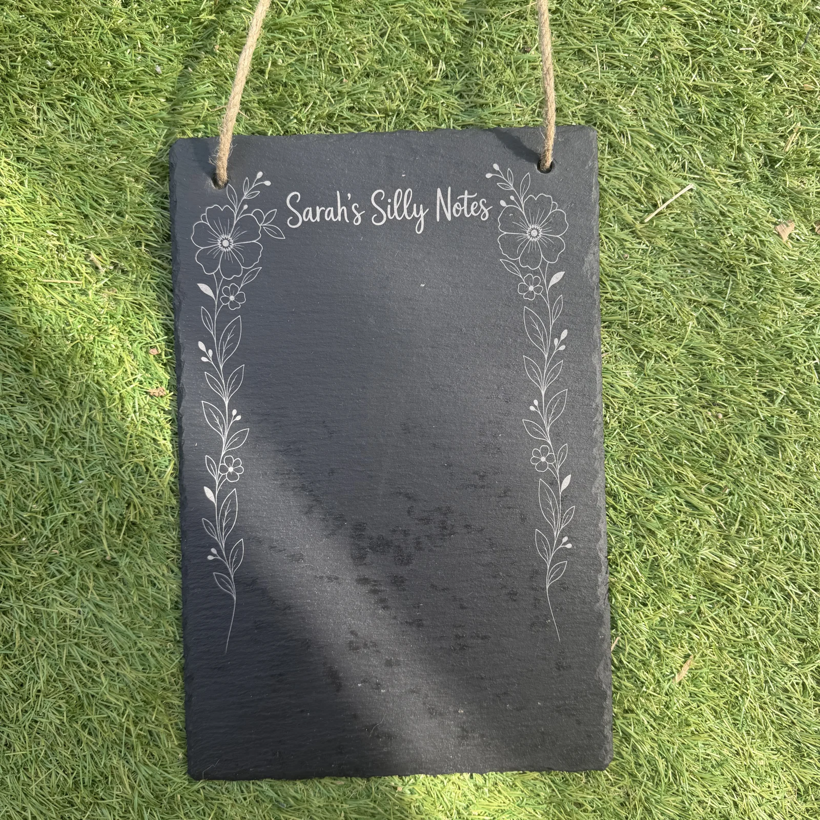 Personalised  Hanging Rectangle
