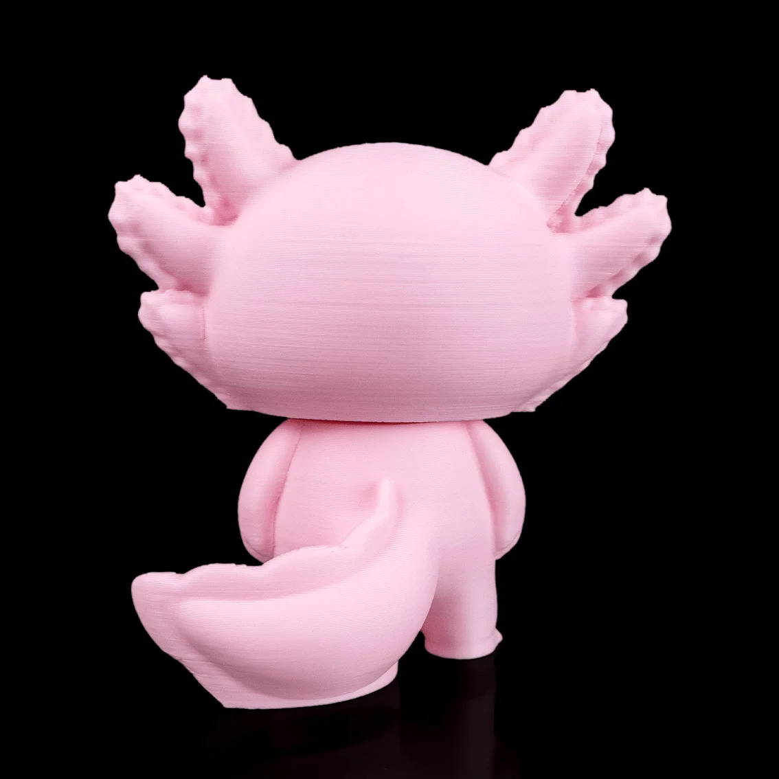 Joyful Axolotl - KeyChain / Desk Pet - 3D Printed