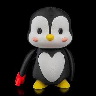 Heart-melt couple / Penguin Valentines - 3D Printed