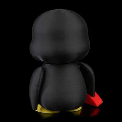 Heart-melt couple / Penguin Valentines - 3D Printed