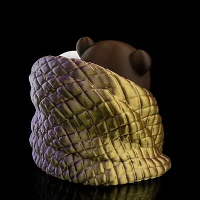 Cuddling Bears / Valetines Gift - 3D Printed