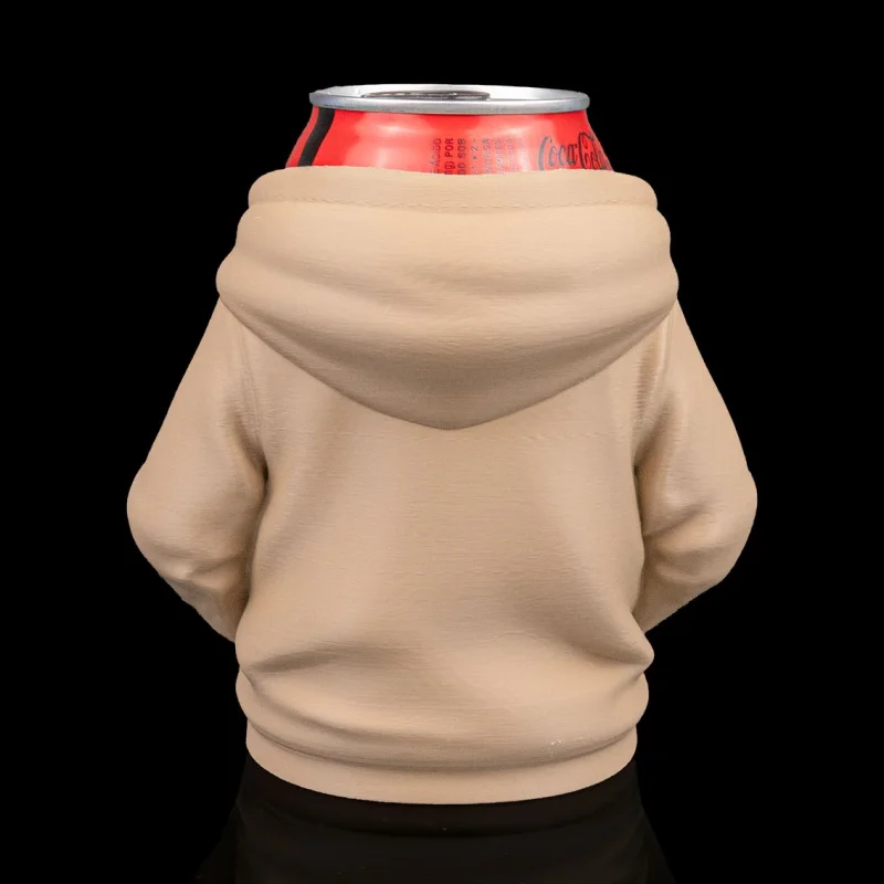Hoodie Can Holder - 3D Printed Drink Cosy - 330ml - Novelty Gift - Funny Desk Accessory