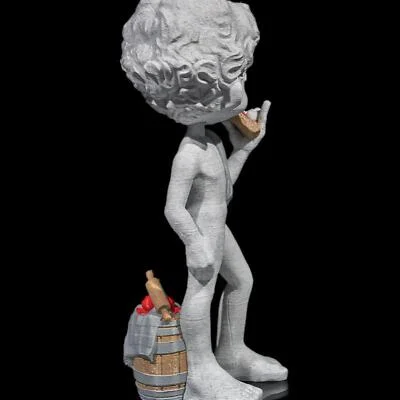 Pizzaiolo David Ornament / Statue - 3D Printed