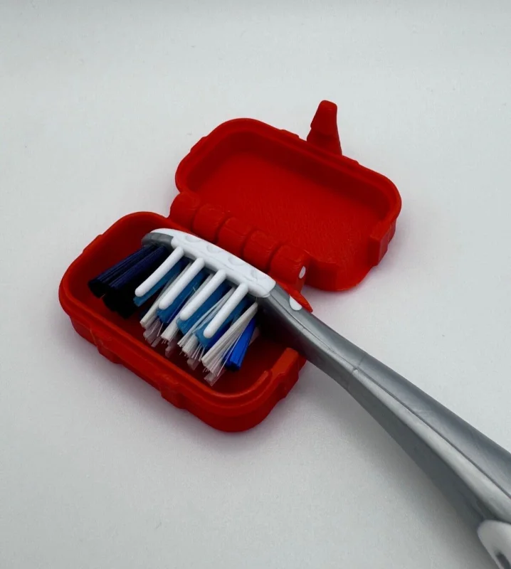 2 x Toothbrush Case Travel Cover Holder Portable / Camping / Holiday