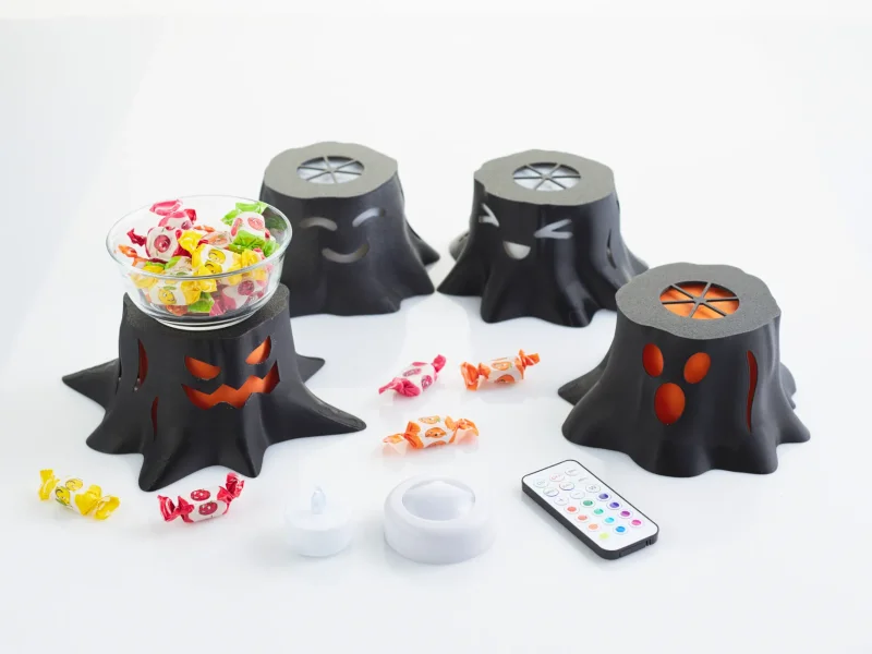 Monster Tree Stump Light - 3D Printed