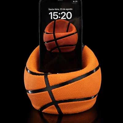 Basketball Phone Holder - 3D Printed