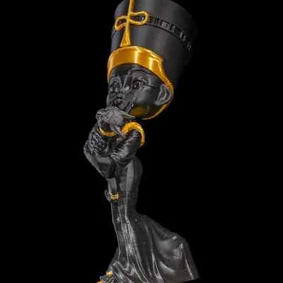 Cat Lady of Egypt Ornament / Statue - 3D Printed