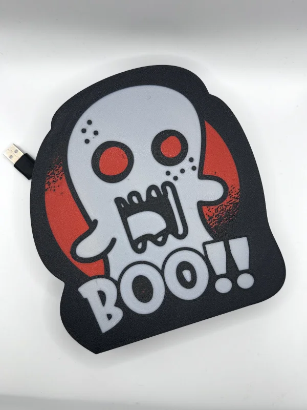 Boo 3D Printed LED LightBox - USB Powered