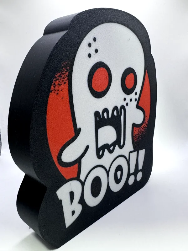 Boo 3D Printed LED LightBox - USB Powered