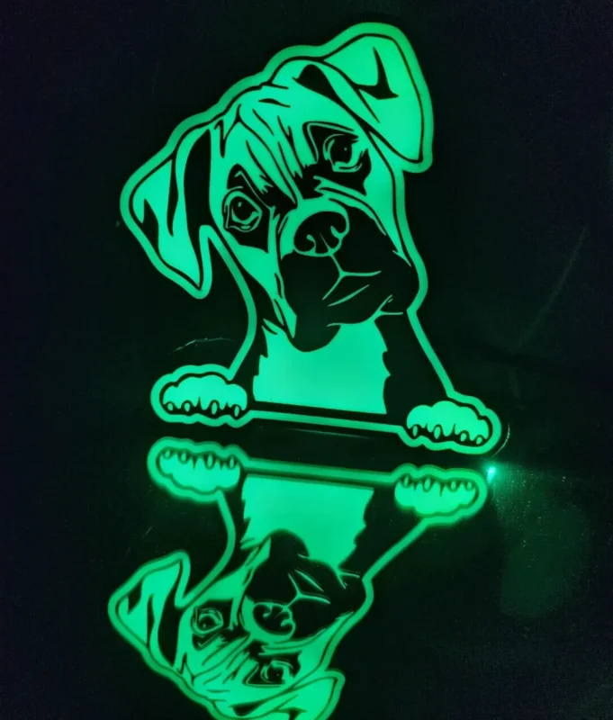 Personalised 3D Printed Light Box - USB Powered - Night Light