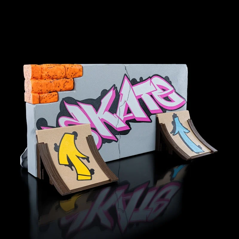 Finger Skate/Skating Park - 3D Printed Graffiti Wall