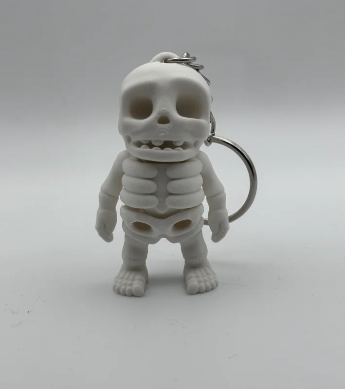 Skeleton Key Chain / Bag Pendant - Halloween