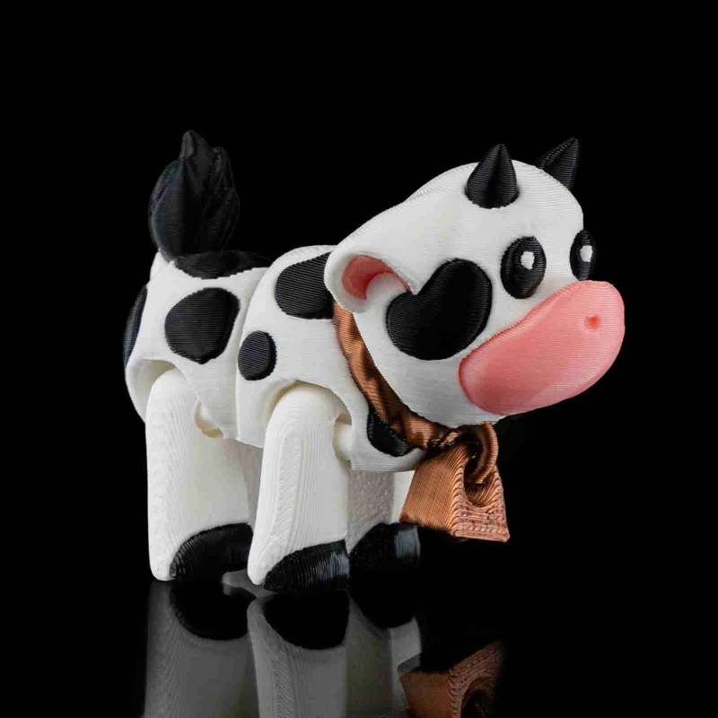 Daisy The Cow - 3D Printed Farm Animal, Articulated