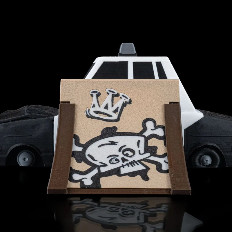 Finger Skate/Skating Park - 3D Printed Police Car Ramp