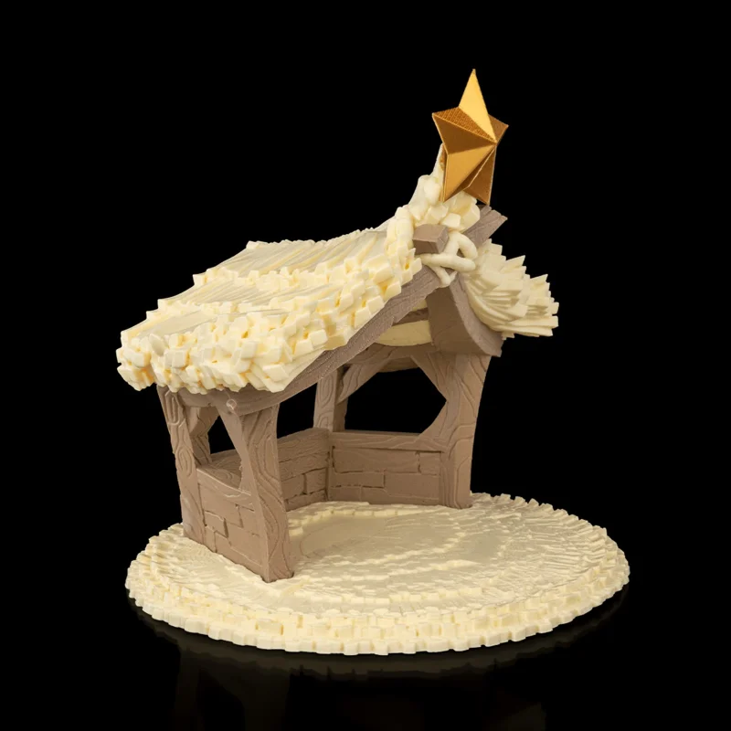 Starry Hut - Nativity Scene / Nativity Figures - 3D Printed