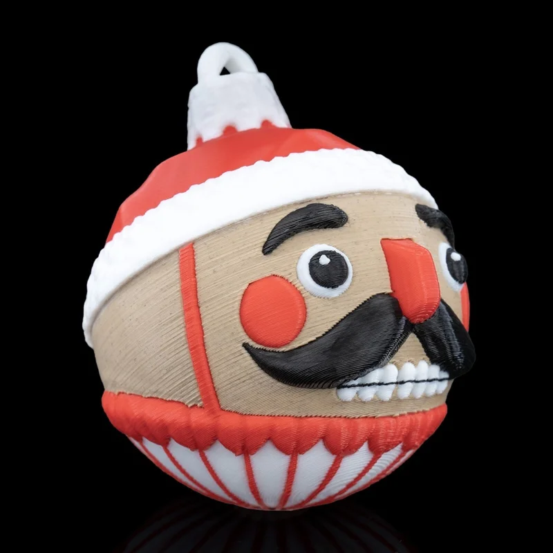 Nutcracker Christmas Ornament x3 - 3D Printed