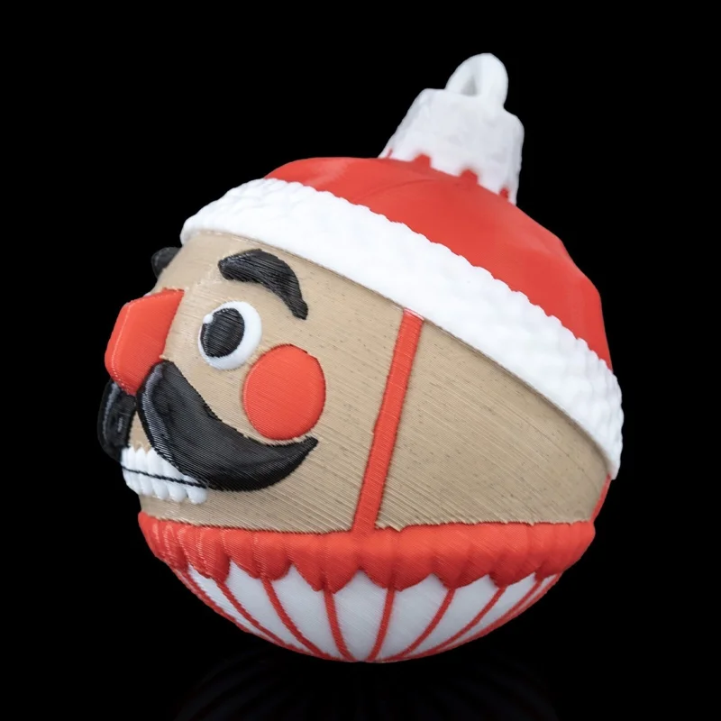 Nutcracker Christmas Ornament x3 - 3D Printed