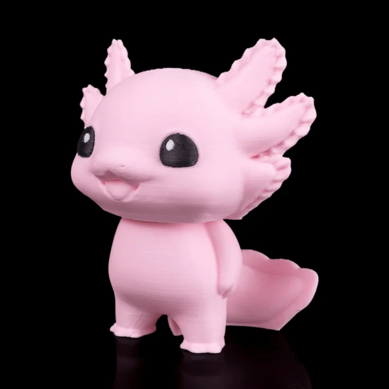 Joyful Axolotl - KeyChain / Desk Pet - 3D Printed