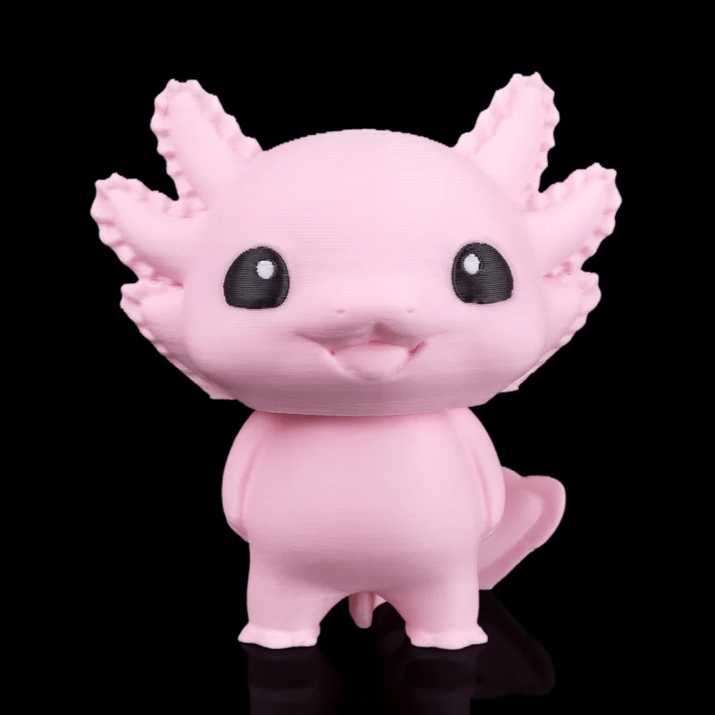Joyful Axolotl - KeyChain / Desk Pet - 3D Printed