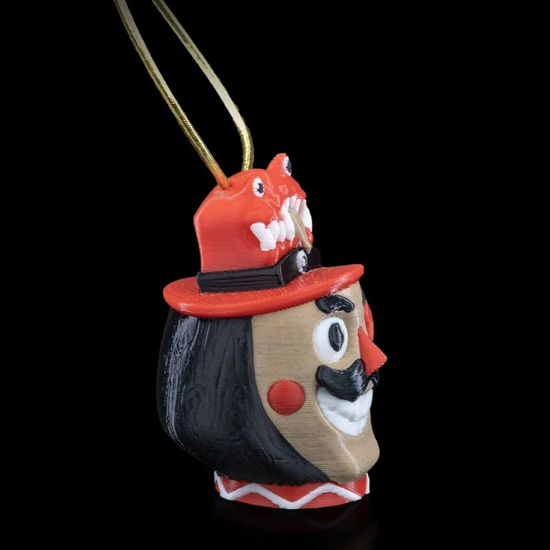 Mimicracker Nutcracker Christmas Ornament x5 - 3D Printed