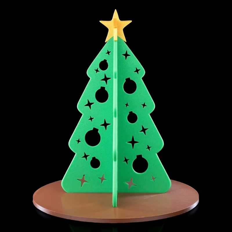 Gift Stack Christmas Countdown Box Tree - 3D Printed