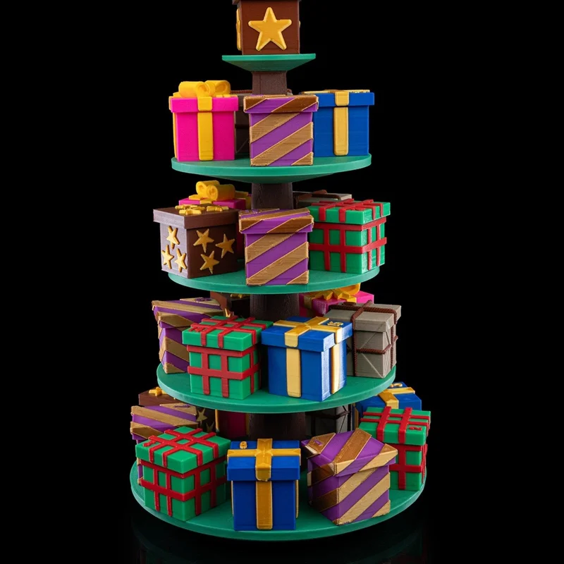 Tree Top Gifts Christmas Countdown - 3D Printed