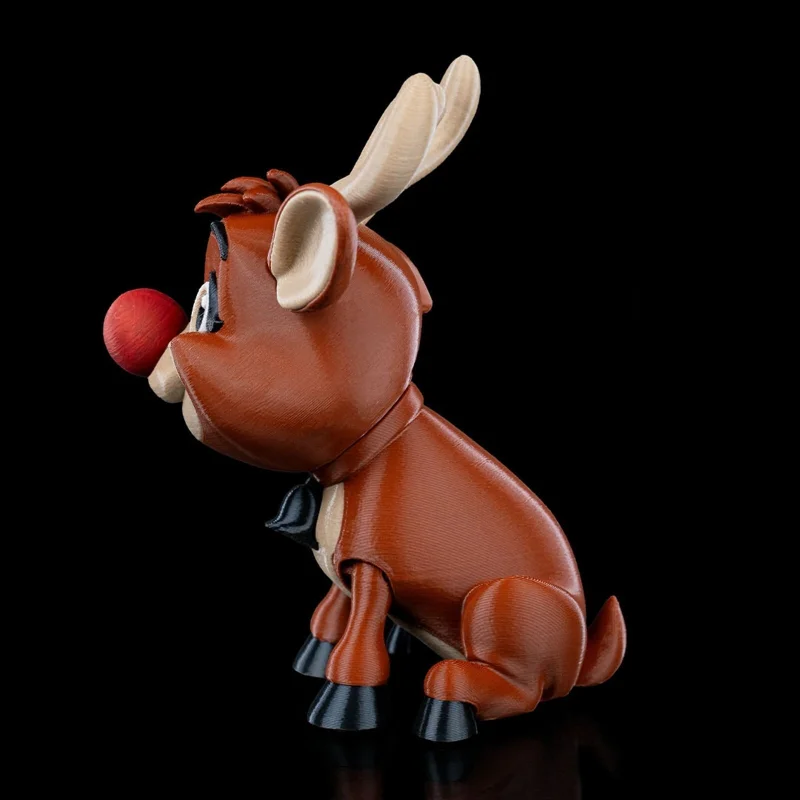 Rudolph, the Reindeer Christmas Ornament x3 - 3D Printed