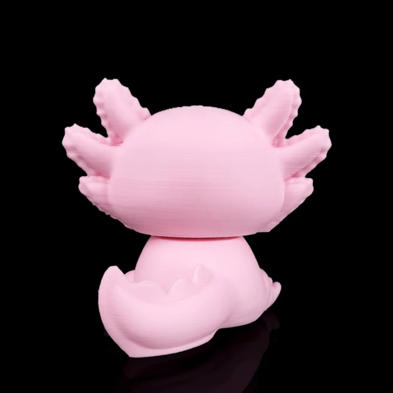 Sleepy Axolotl - KeyChain / Desk Pet - 3D Printed