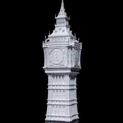 London Big Ben Ornament / Statue - 3D Printed