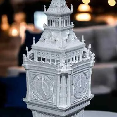 London Big Ben Ornament / Statue - 3D Printed