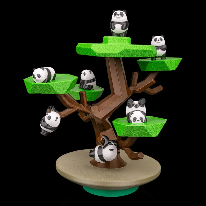 Panda Tumble - Game Set - 3D Printed