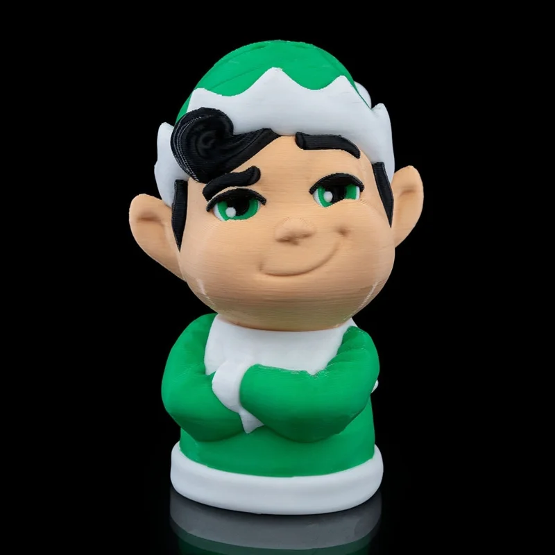 Wilbur, the Elf Christmas Ornament x3 - 3D Printed