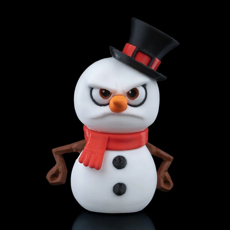 Mr Frosty Christmas Ornament x3 - 3D Printed