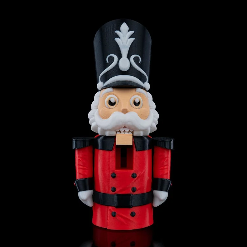 Newt, the Nutcracker Christmas Ornament x3 - 3D Printed