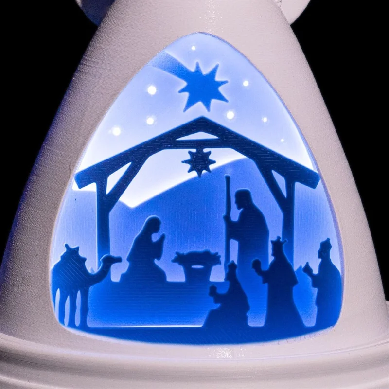 Christmas Angel Night Light - 3D Printed
