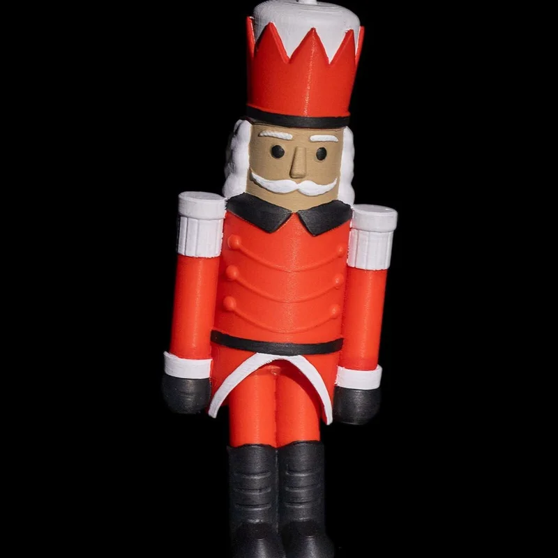 Jumping Nutcracker Christmas - 3D Printed