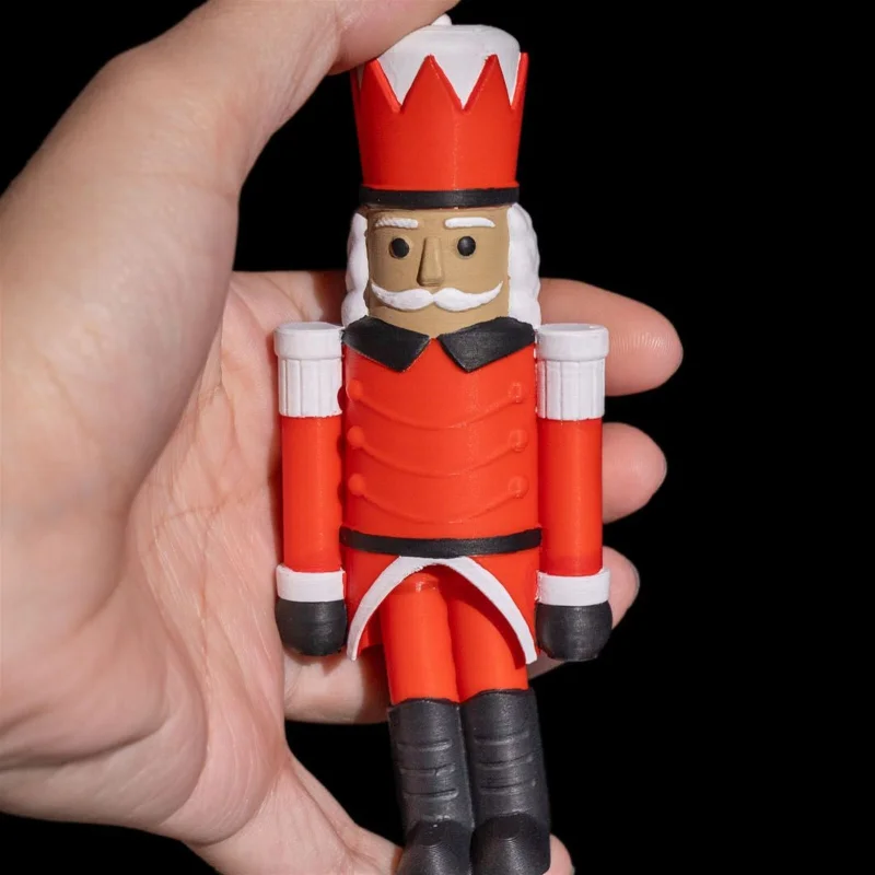 Jumping Nutcracker Christmas - 3D Printed